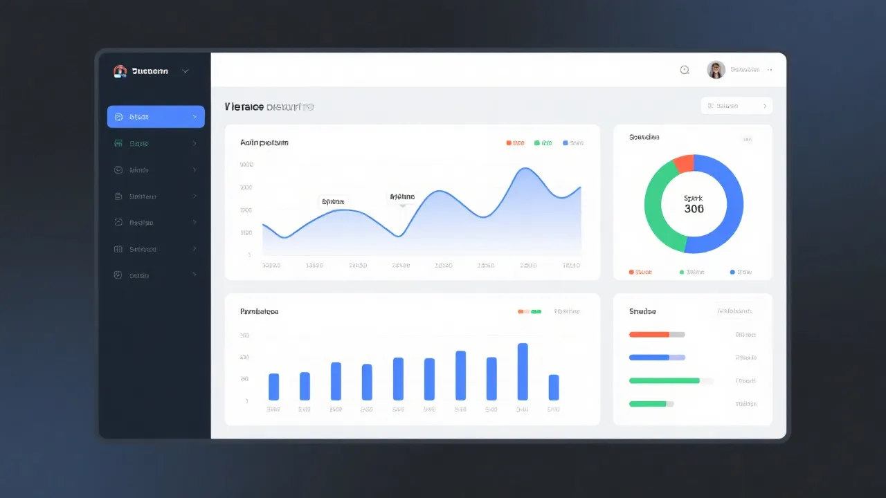 数据看板示意图