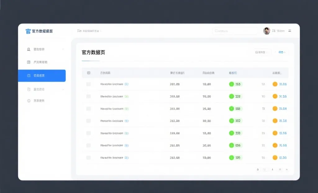 官方开奖信息页面结构示意